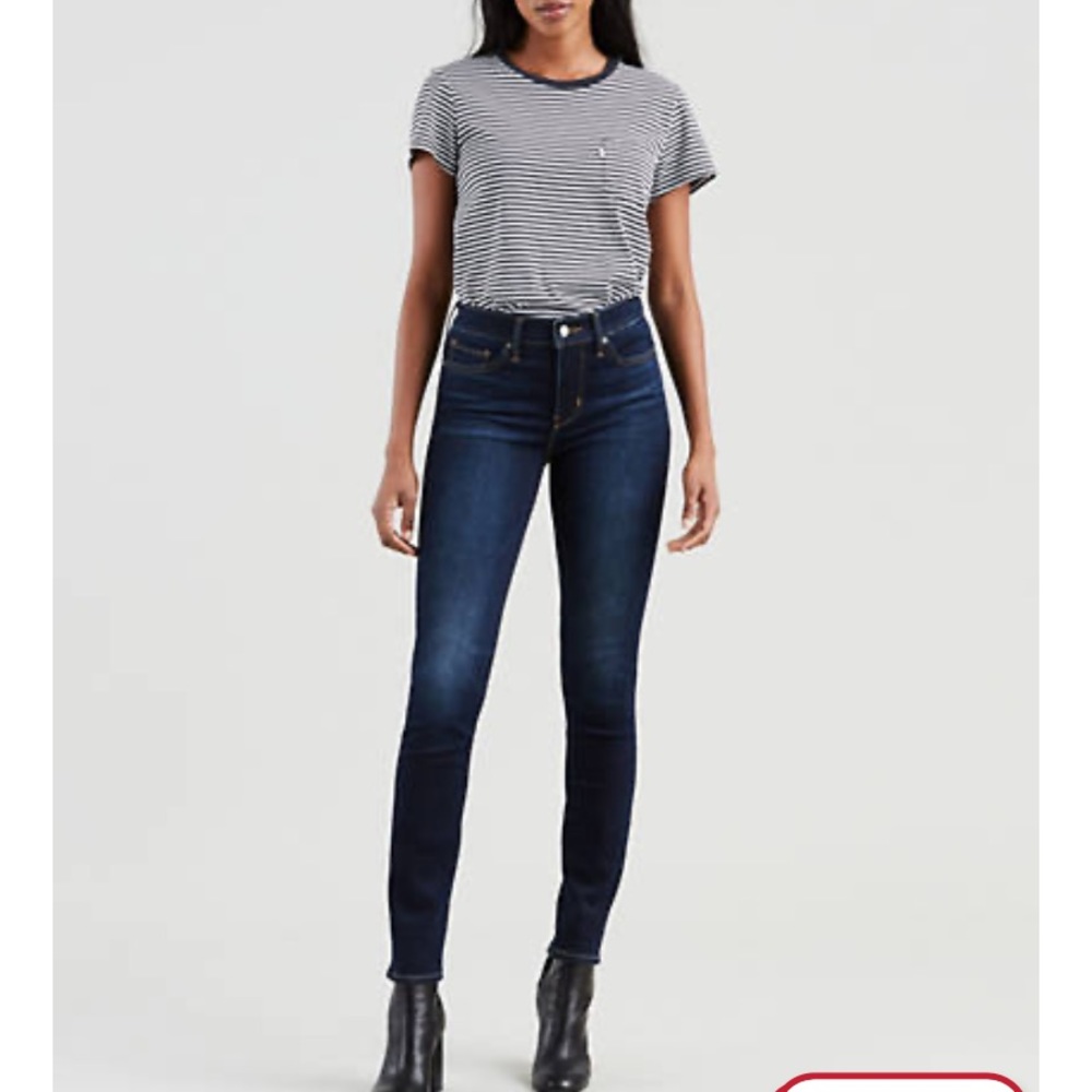 Levi’s 311 shaping skinny jeans, dark wash